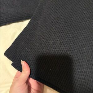 J.Crew Ribbed Scarf - Black